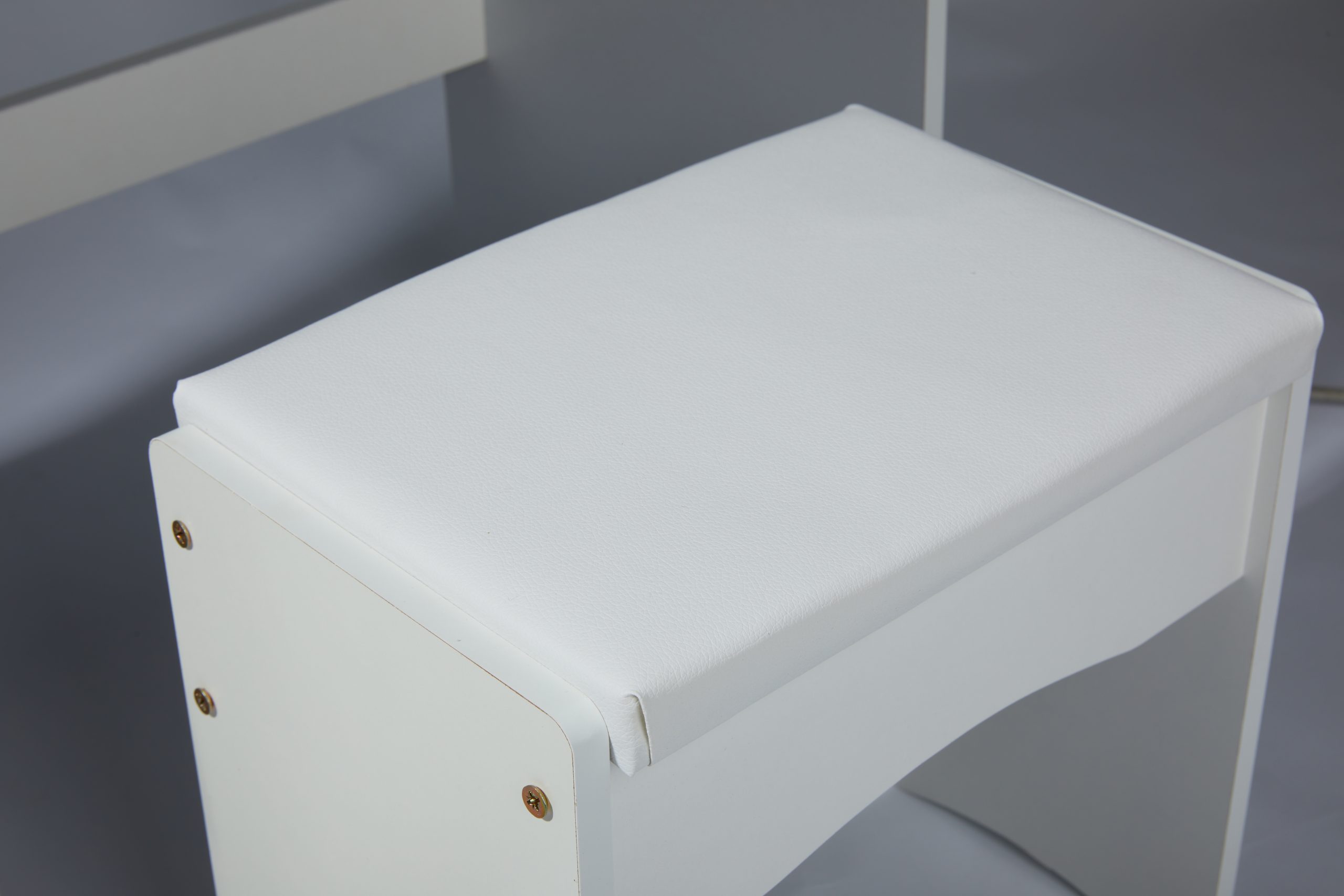 White Makeup Vanity with LED Mirror | Prestige Vanity - Image 7